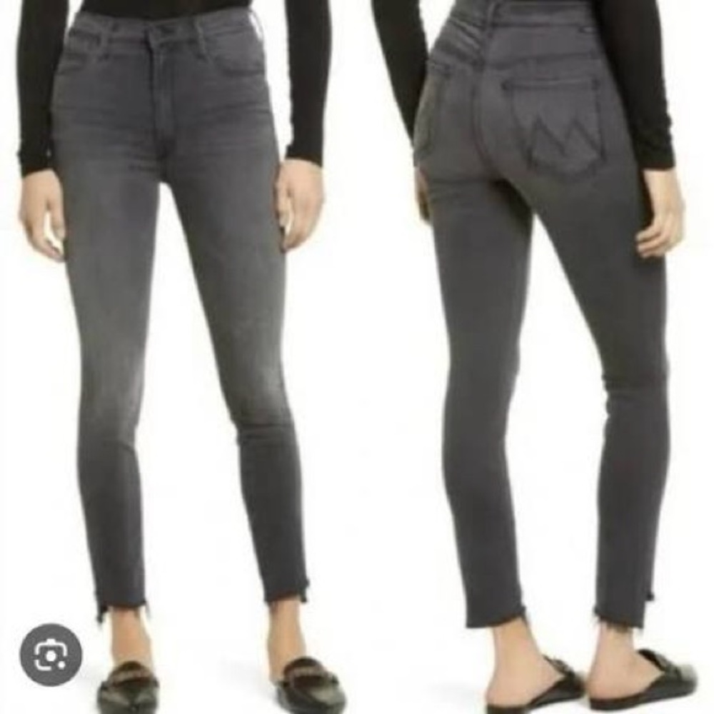 Mother The Stunner Zip Step Ankle Fray Jeans in Lighting Up Lanterns NEW Size 25